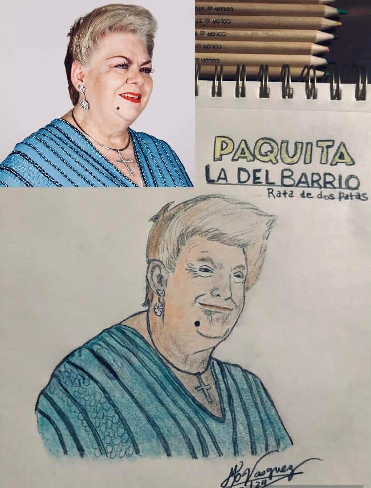 borrachito's tweet photo. Descanse en paz Paquita la del Barrio. 🙏🏼🕊

Tal vez no lo sabían pero soy súper fan de ella y como un un homenaje hice este bonito dibujo de la señorona, leyenda de la música mexicana. https://t.co/Lf68dOhvni