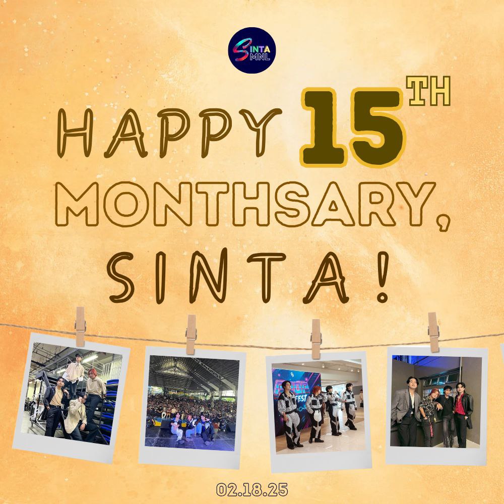 Fifteen months of joy, triumph, and success. Let us continue to shower our support to our lifetime gems.

Happy 15th Monthsary, Sinta! 🥀🩵

#15MonthsWithSinta
#GMNI_OfficialPh 
#SintaManila