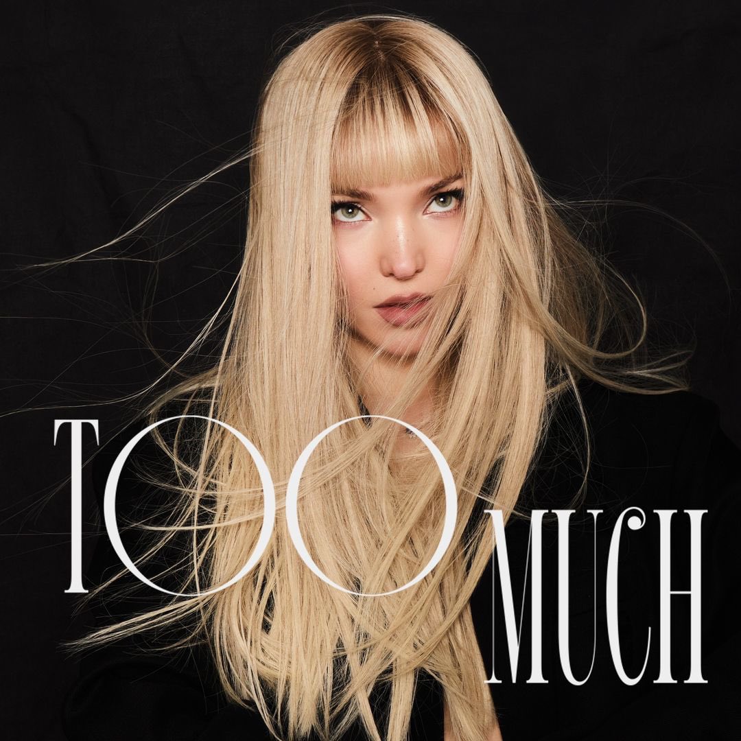 shekreature's tweet photo. “too much” the first single off dove cameron’s new album will be dropping THIS FRIDAY! https://t.co/HwVdz9HZws