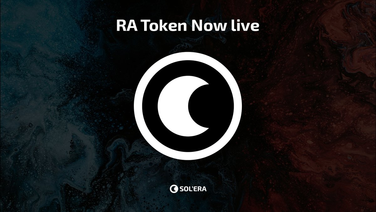 SOLERAwork's tweet photo. We have now launched our $RA Token. Everyone can own RA Tokens, even in small amounts. While we wait for the organic growth process, we have started developing our projects.

Everyone who supports us will be rewarded.
🔗 https://t.co/SjuR3sHna2 #Solana https://t.co/9Ko9BLClpn