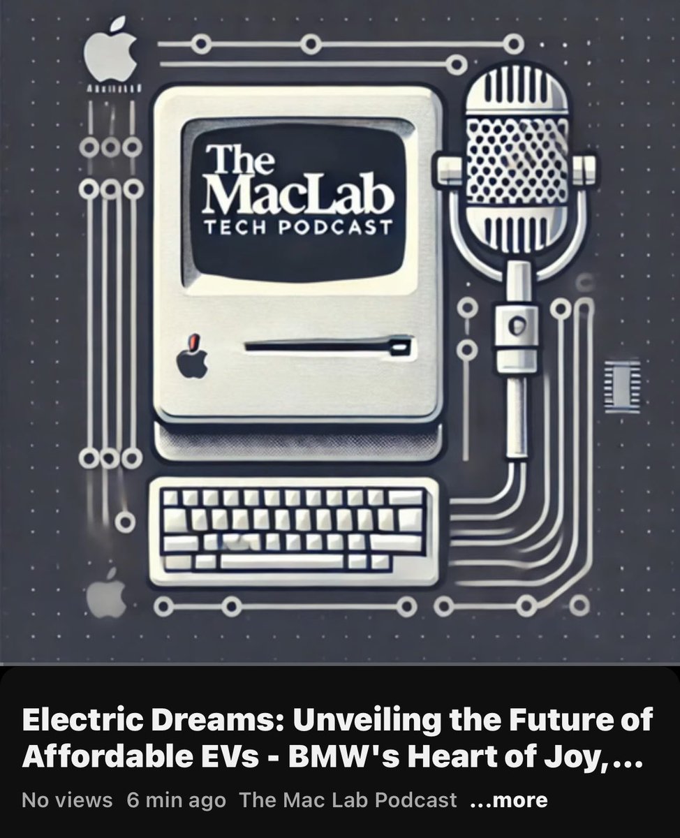 MacLabPodcast's tweet image. New Episode out on Youtube!
youtu.be/DZqRV8k5LHc?si…
#YouTube #podcast #Podcasts #podcasts #podcastandchill #podcasting