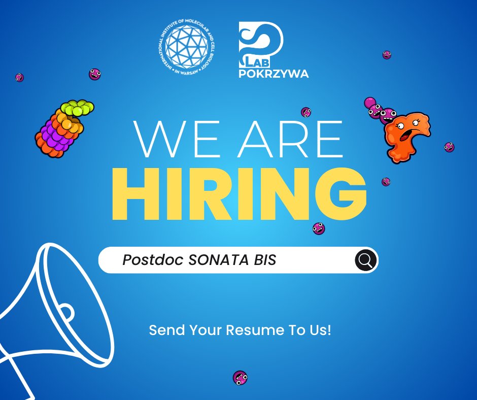 wojtek_pokrzywa's tweet image. We have an open postdoc position! Join us to study how ubiquitin ligases and non-canonical modifications regulate protein stability. 
🗓️Apply by: 10.03.2025 
🔬Start: 01.08.2025 | Warsaw
💰Salary: ~8300 PLN gross
More &amp;amp; apply: tinyurl.com/pokrzywalab-po…
Please share! 🚀