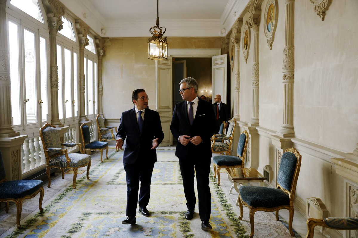 magnusbrunner's tweet photo. My visit to Spain comes at a time when it is clearer than ever that the global security landscape is changing. We need to refocus our efforts to improve resilience, strengthen the capabilities of law enforcement and fight disinformation. These will be key elements of the EU Internal Security Strategy I will present.

My meetings today focused on the joint efforts to address the situation on the Atlantic route, including cooperation with Western African states. We also discussed new legislation on returns, which I will present soon.

Thank you @interiorgob, @SaizElma, @jmalbares, and @NewEconomyForum
