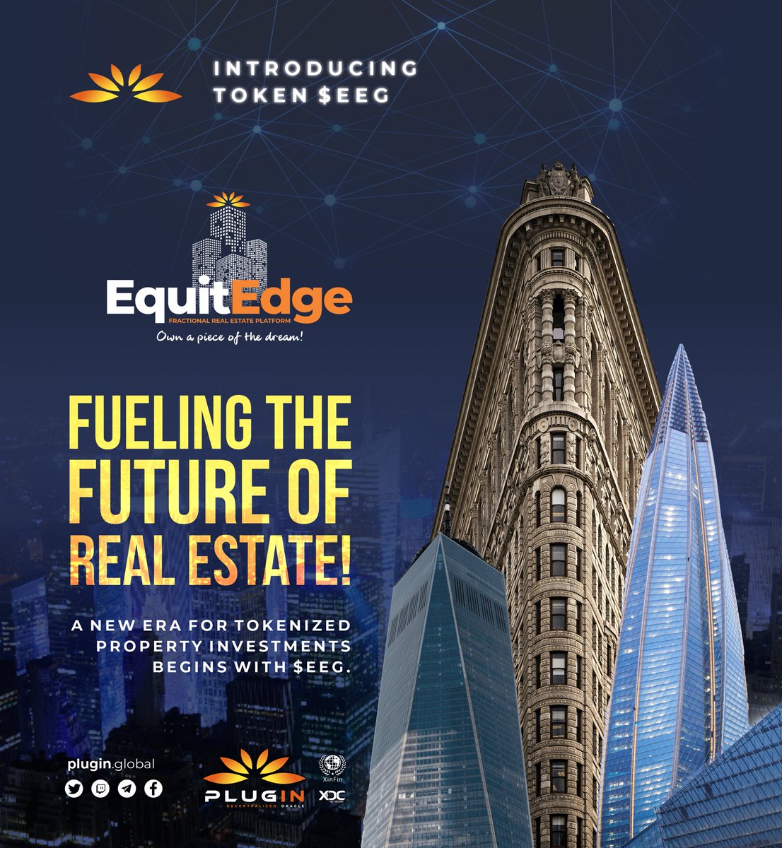 EquitEdge's tweet image. We are happy to announce the launch of $EEG (XRC-20), the utility token driving growth and expansion of the #XDC’s EquitEdge Marketplace!
Audited by @CertiK: Ensuring top-tier blockchain security.
Utility: Property owners, realtors, and brokers must stake EEG to list tokenized…