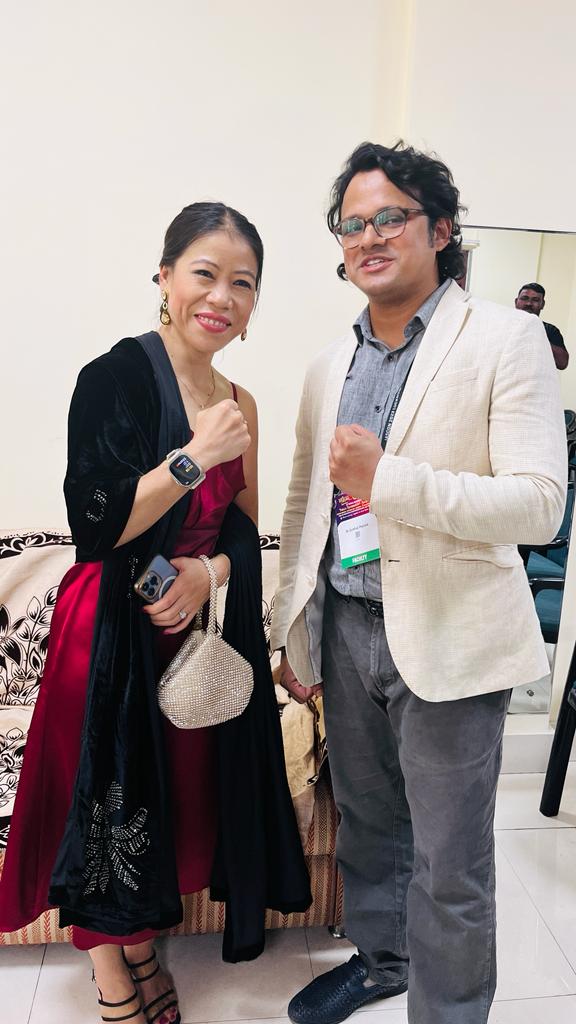 SSI__India's tweet photo. Just listened to the #ParikshaPeCharcha podcast! @MangteC, you're an inspiration! "In the beginning, it was difficult, but I wanted to prove myself..." Your determination is contagious! @narendramodi https://t.co/FVayECN0mX