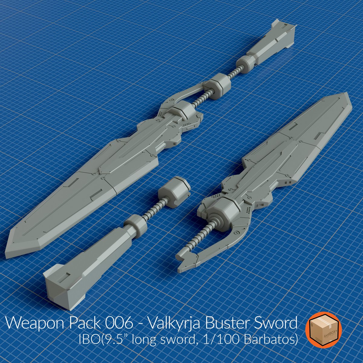 lootboxplus's tweet photo. ust so you know, we have a Valkyrja Buster Sword from IBO in our library, which might be the one you're looking for.

https://t.co/blOFYVUYUZ

https://t.co/yo2ONatYmL

https://t.co/898IO9IjNZ https://t.co/f9UcjrjEsi