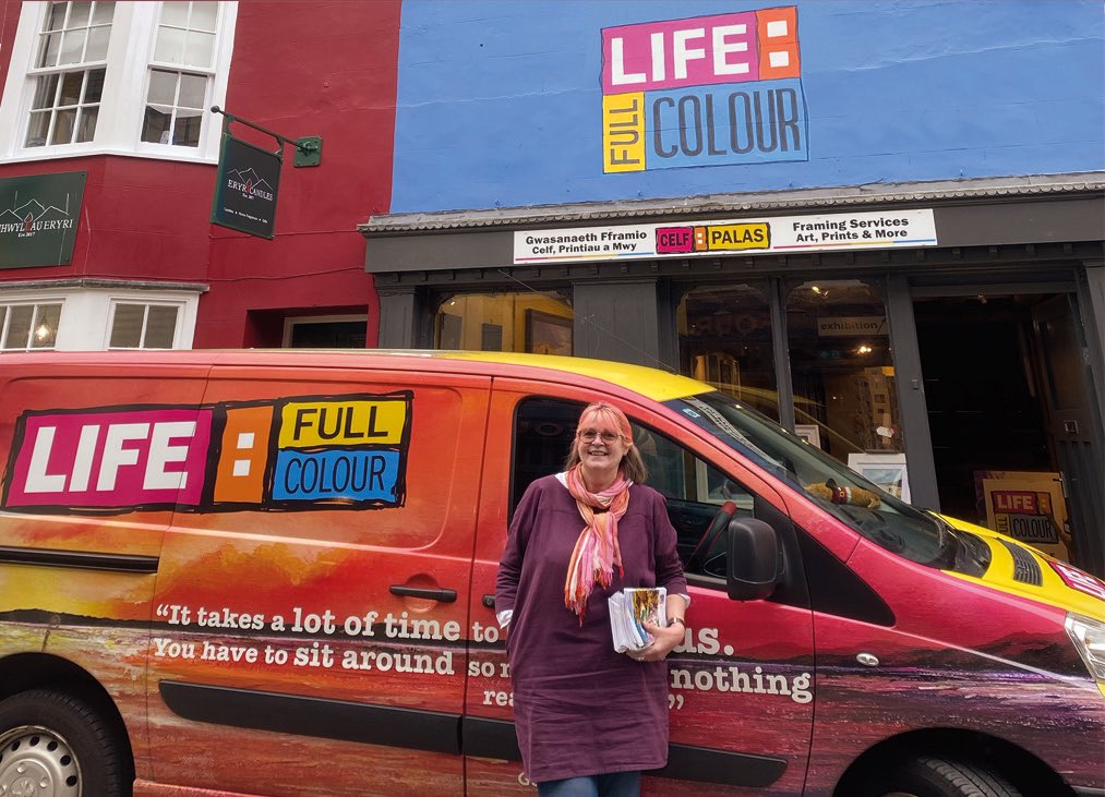 Life: Full Colour 🏴🇦🇺 (@lifefullcolour1) on Twitter photo Always a delight to deliver paintings in person to our collectors. Our Curator <a href="/SaraMcKeeFRSA/">Sara McKee 🐝</a> is happy pottering around in our colourful van to assist with hanging new artworks. Pictured here, original paintings by <a href="/jill_artist/">Jill Jones, Fine Artist</a> and Dermod Ruddock installed in their forever homes. Always a delight to deliver paintings in person to our collectors. Our Curator <a href="/SaraMcKeeFRSA/">Sara McKee 🐝</a> is happy pottering around in our colourful van to assist with hanging new artworks. Pictured here, original paintings by <a href="/jill_artist/">Jill Jones, Fine Artist</a> and Dermod Ruddock installed in their forever homes.
