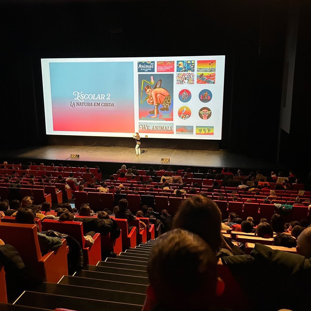 🎥 Avui l’alumnat de 4t i 5è han assistit la la 29ª edició de l’<a href="/Animac_Lleida/">Animac</a> a <a href="/lallotjalleida/">La Llotja de Lleida</a>