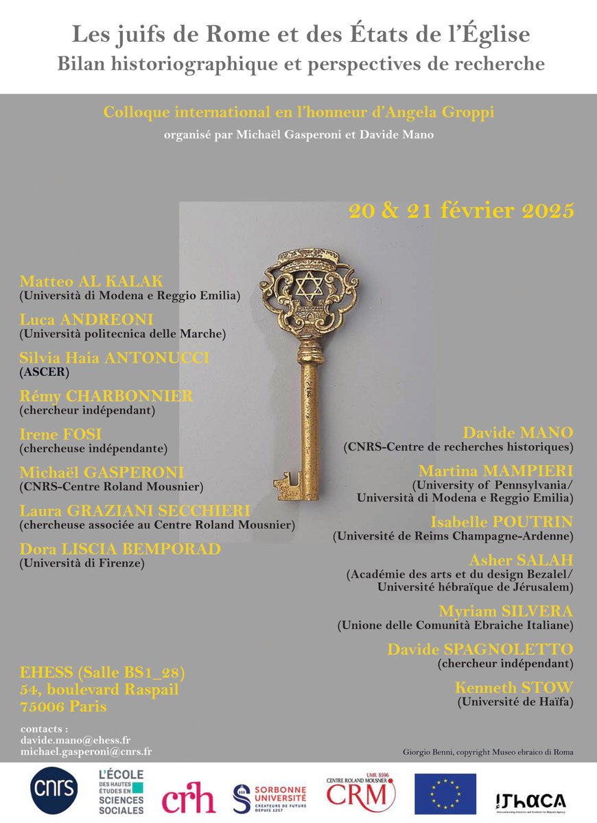 Ça commence ce jeudi à l'EHESS Raspail !! Venez nombreuses et nombreux 
ehess.fr/fr/colloque/ju…