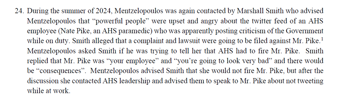 This passage in Mentzelopoulos statement of claim is now quite relevant. Note that the video that Nate showed on the <a href="/TheBreakdownAB/">The Breakdown</a> was in late Fall 2024 about MHCare and Sam Mraiche (that he is also being sued for).