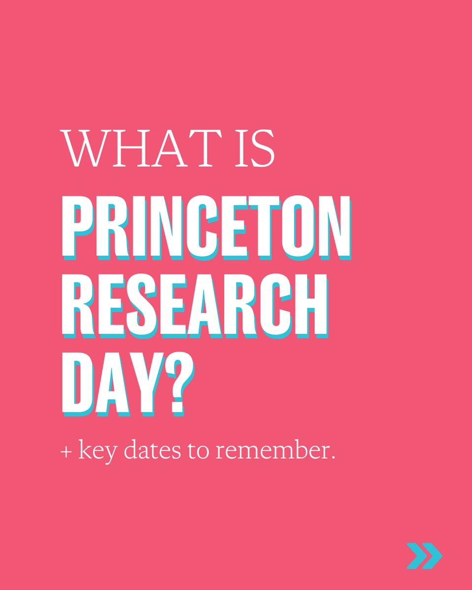princetonideas's tweet photo. Princeton Research Day is here! Whether you're an undergrad, grad student, or early-career researcher, this is your chance to share your work with the Princeton community. 📢✨
Don't miss out—submit your project early! 🔗 https://t.co/1ybvACxRBB
#PRD25 https://t.co/EZFAEdFP1G