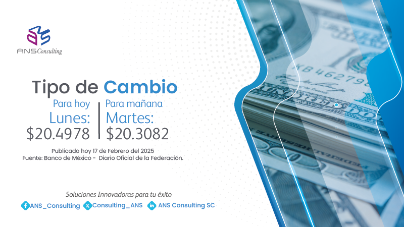 Consulting_ANS's tweet photo. ¡Buenos Días!
Les compartimos el #TipoDeCambio peso/dólar. #AsesoríaANS #ComercioExteriorANS #TeamANS https://t.co/DWtYSJFwhJ