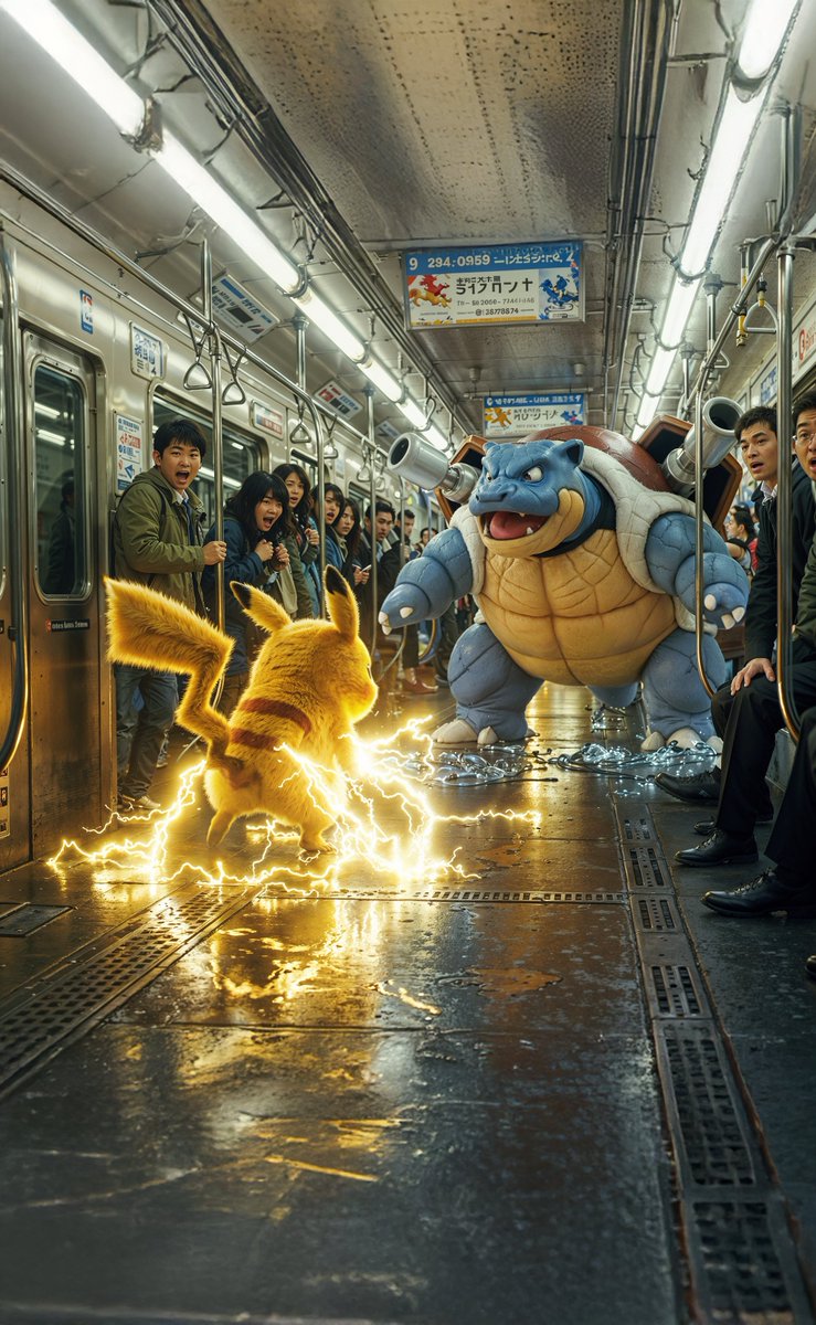 Geminis is amazing, you just ask for what you want and they understand very well and if you want to make changes just ask, in this case the first images Blastoise was very small, I just said "make Blastoise bigger" and the best thing of all is that it's free lol <a href="/Google/">Google</a>