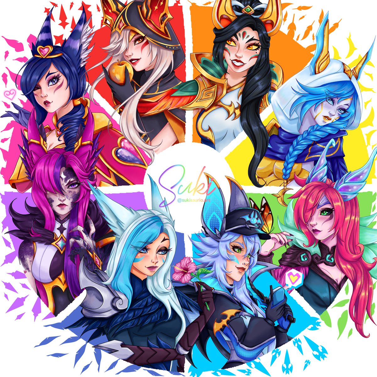 sukisaurio_art's tweet image. Xayah color wheelπ‘π
#xayah #rakan #yayakan #leagueoflegends #riotgames #artoflegends #colorwheel #digitalart #artchallenge