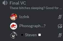 EGamingOoC's tweet photo. masq ended 28 hours ago and they still in vc https://t.co/gMiVEFNRq3