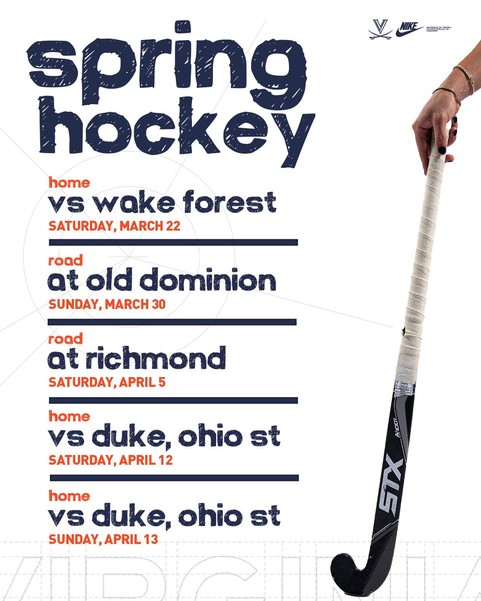 Spring hockey is just around the corner!! #GoHoos