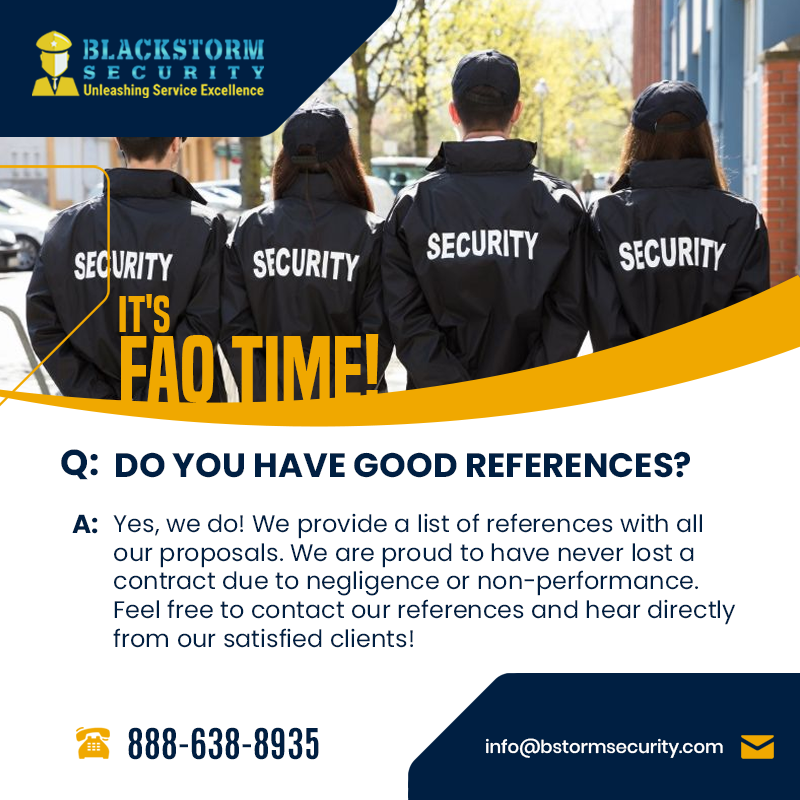 Bstormsecurity's tweet image. Do you have good references?

Absolutely! We’re proud to share that our track record speaks for itself. Every proposal we send includes a list of trusted references because we believe in transparency and excellence. 

#faqtime #provenexcellence  #Blackstormsecurity
