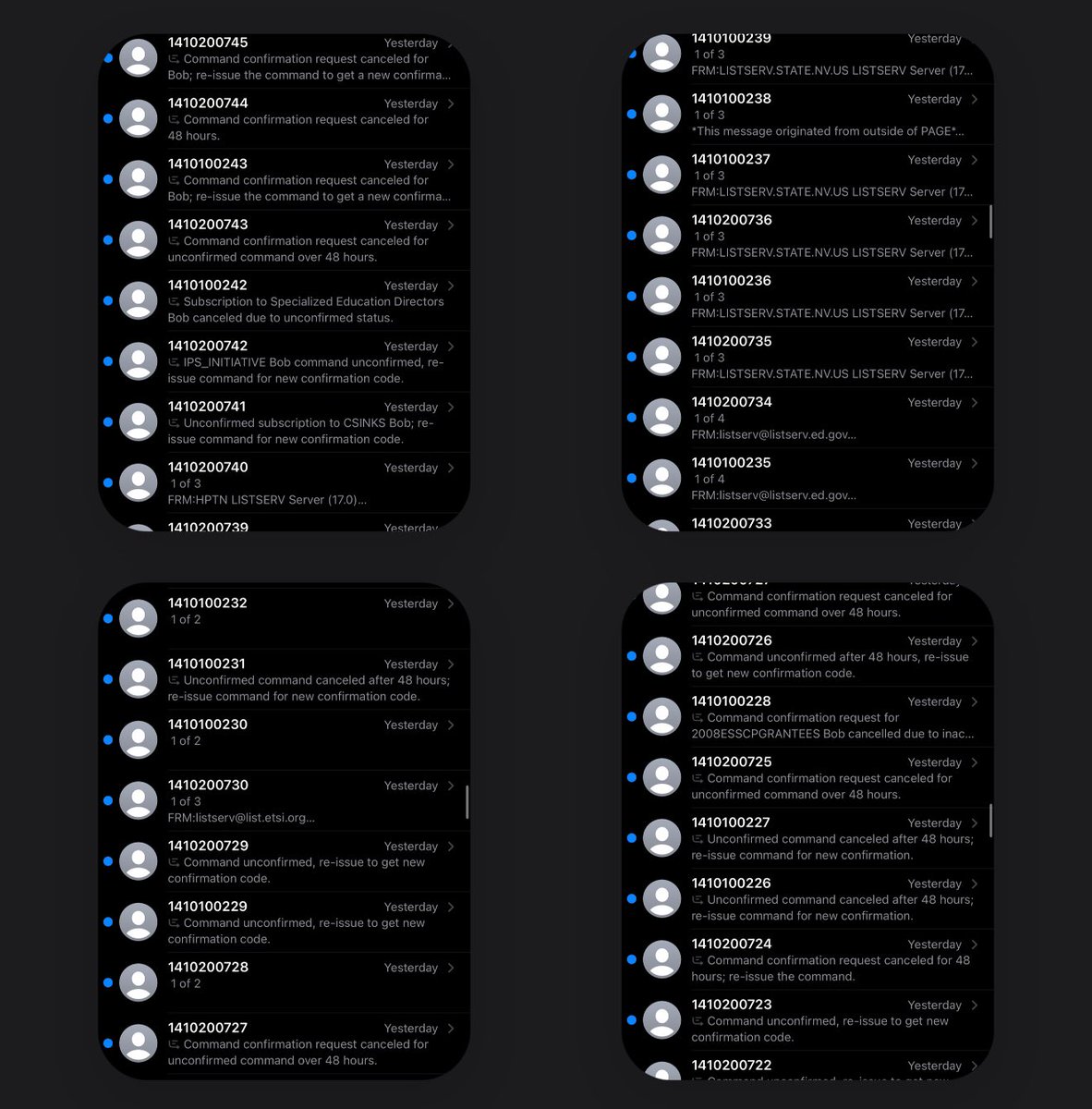 30 mins after Milo texted Elon Musk’s baby mama Ashley St Clair a joke for the first time he got hit with some sort of spam attack lol never seen anything like this 

Did Elon release the bots ?? 😳😳