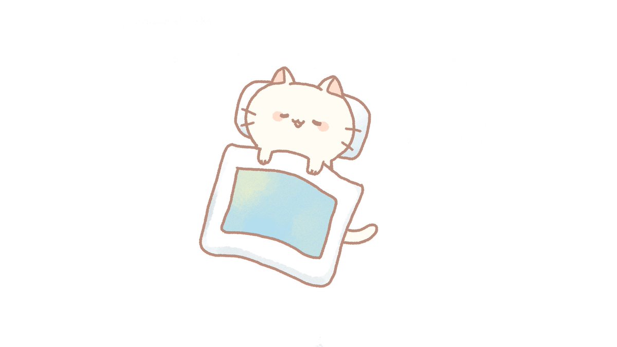 「ねんねこ 」|湊谷 鈴🥝絵本クラファン中🌸イラストのお仕事受付中のイラスト