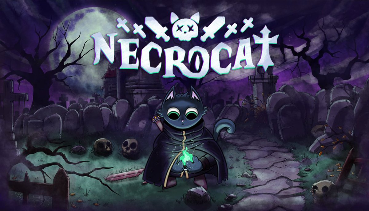 Just one more day until Necrocat launches on Steam!