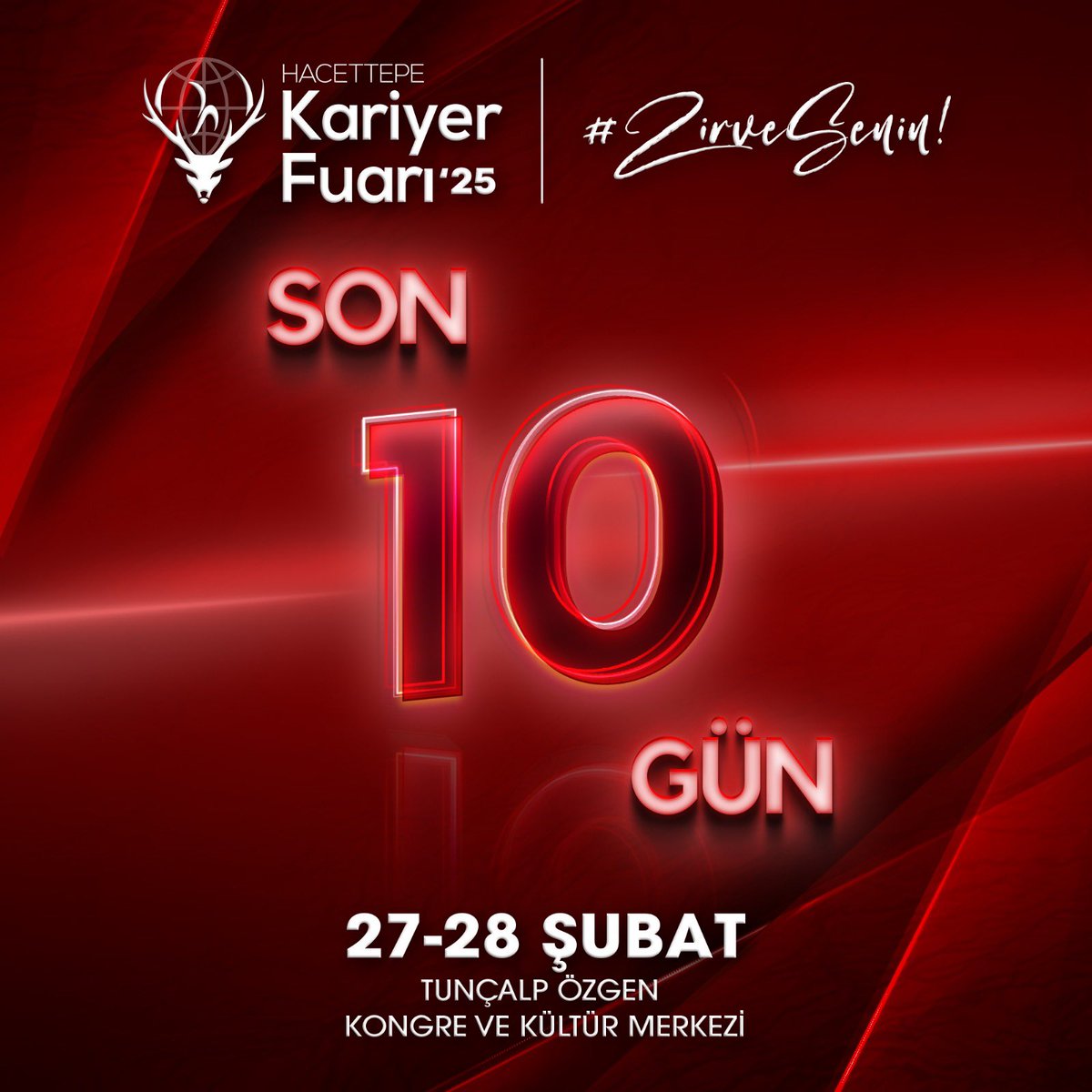 Heyecanla beklenen Hacettepe Kariyer Fuarı’25 için son 10 GÜN!

Hacettepe Kariyer Fuarı’25 bu yıl “Teknoloji ve İnovasyon” konseptiyle Beytepe Tunçalp Özgen Kongre ve Kültür Merkezi'nde sizlerle! 🤩

Detaylı bilgi için <a href="/huksf/">Hacettepe Kariyer Fuarı</a> Instagram hesabını takipte kalabilirsiniz.♥️