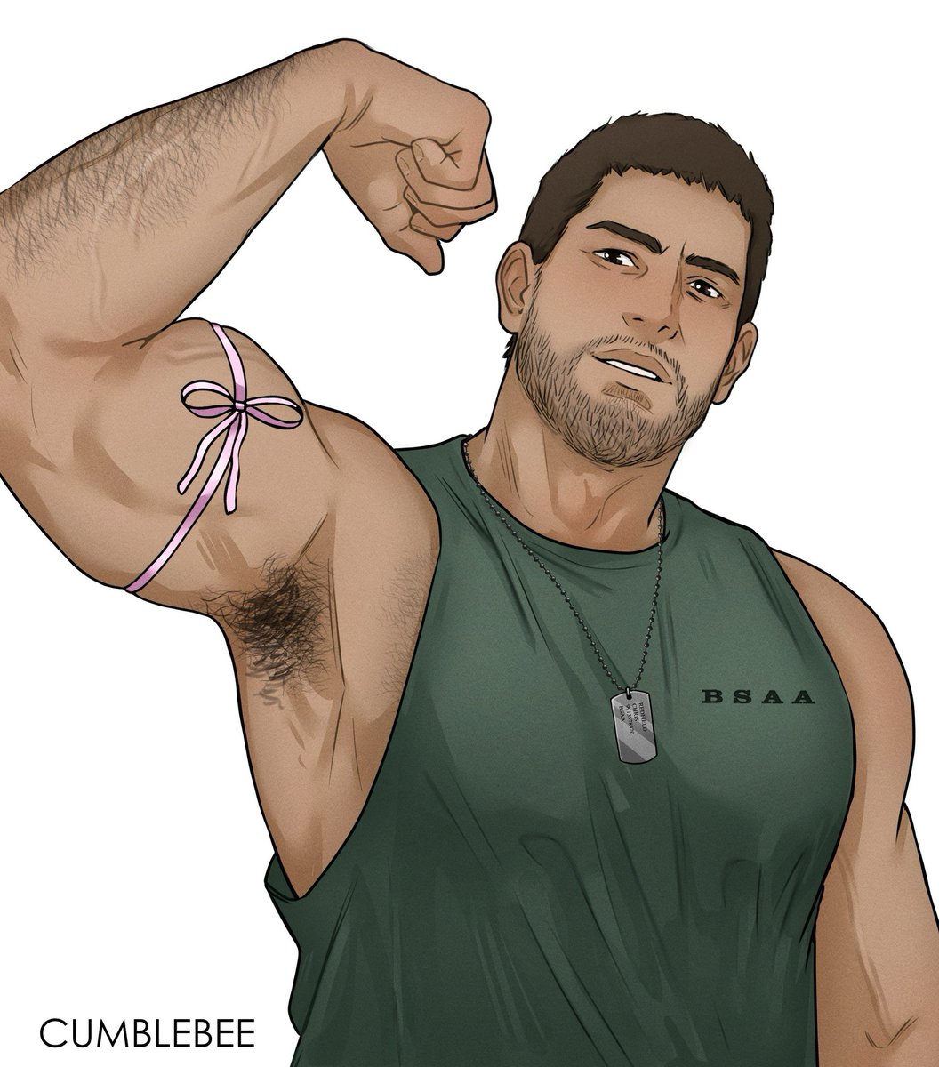 cumblebee's tweet image. Coquette 🎀 #ChrisRedfield #ResidentEvil #REBHFun
