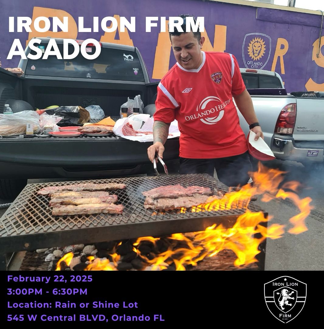 IronLionFirm's tweet photo. Join us this (2/22) Saturday as we kick off the 2025 season with an ASADO! ALL ORLANDO CITY FANS WELCOME!
💜2025 ILF memberships will be available
💜 NEW MERCH!
💜 Food and drinks
Don’t miss out. See you Saturday 🍻⚽️
VAMOS ORLANDO!
—————————————————————————————————
¡Únete a nosotros este sábado (22/2) para dar inicio a la temporada 2025 con un ASADO! ¡TODOS LOS FANÁTICOS DE ORLANDO CITY SON BIENVENIDOS!
💜Las membresías de ILF 2025 estarán disponibles
💜¡NUEVA MERCANCÍA!
💜Comida y bebida
No te lo pierdas. ¡Nos vemos el sábado! 🍻⚽️
¡VAMOS ORLANDO!
#vamosorlando #ocsc #Orlando
