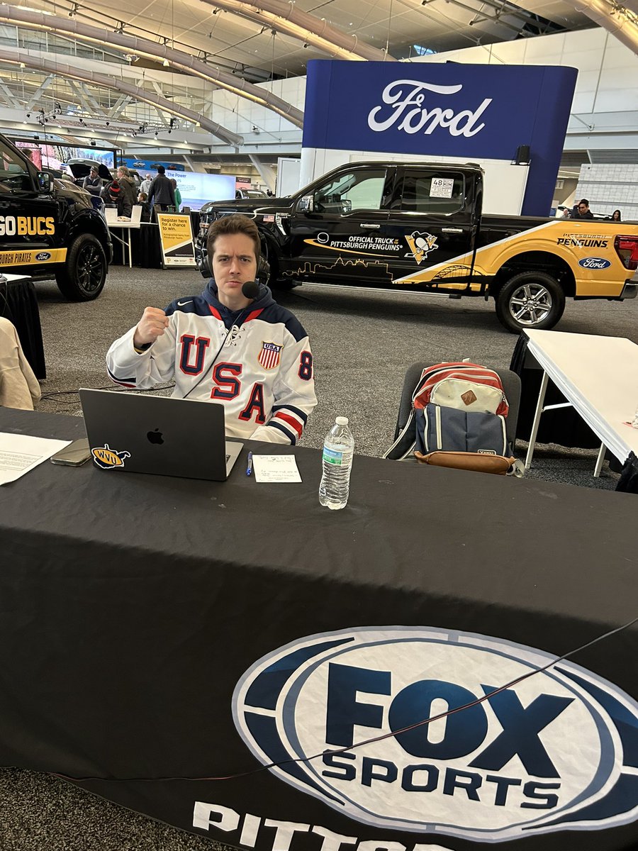 It’s the final day of the <a href="/PGHAutoShow/">Pittsburgh Auto Show</a> &amp; our <a href="/WesleyUhler/">Wes Uhler</a> is LIVE from the <a href="/OurFordStore/">Neighborhood Ford</a> display until 2pm! There will be two hours of great sports talk about <a href="/usahockey/">USA Hockey</a> <a href="/steelers/">Pittsburgh Steelers</a> <a href="/penguins/">Pittsburgh Penguins</a> ! Stop by to register for your chance at autographed jerseys until 4:30pm!