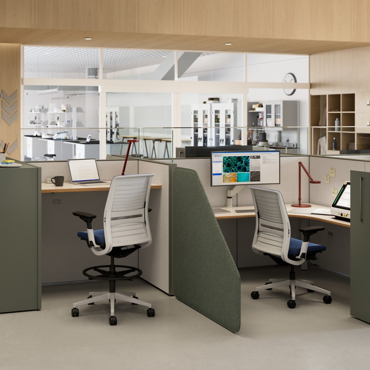 WPS_design's tweet photo. 🔬 Evolving life sciences demand flexible, dynamic workspaces. Fortunately, we know the key design trends shaping the future! 🚀https://t.co/H9Yp0TAf5Z  #LifeSciences #WorkplaceDesign https://t.co/CqBej8fO6F