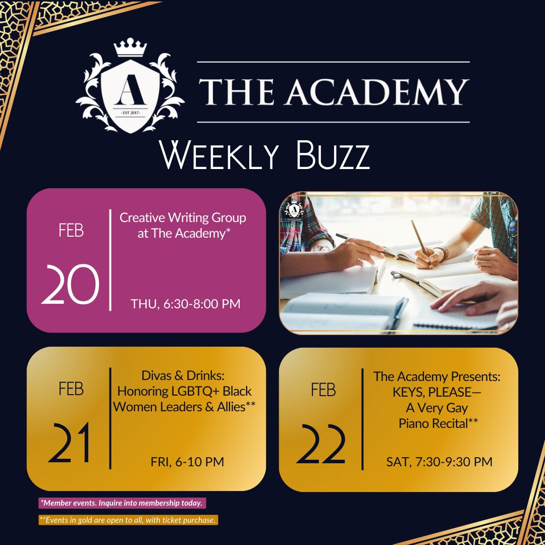 TheAcademy_SF's tweet photo. Self-care, but make it queer. Breathe in, move with intention, and connect with others at our welcoming session of Yoga for EveryBody led by instructor Steven on 2/18, at 5:30-6:30 PM.
 
📍 The Academy SF, 2166 Market St, SF
🎟️: https://t.co/DY1QkifxHz https://t.co/sgJNn9N7gV