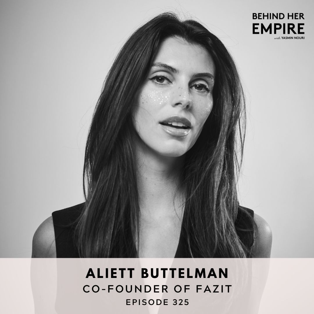 In this week's episode, we're joined by Aliett Buttelman, the co-founder of Fazit, a beauty brand revolutionizing skincare and makeup with effortless, innovative patches. Full episode available here: behindherempire.com/episode/aliett…