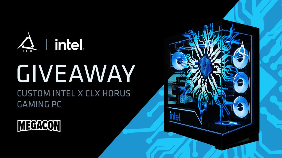 🚨 PC GIVEAWAY 🚨

We teamed up with <a href="/IntelGaming/">Intel Gaming</a> to give you a chance to win a custom Horus gaming PC! 

🔵 LIKE
⚪️ REPOST
🟣 TAG A FRIEND 

Enter here: 
clxgaming.com/giveaways

#CLXGaming