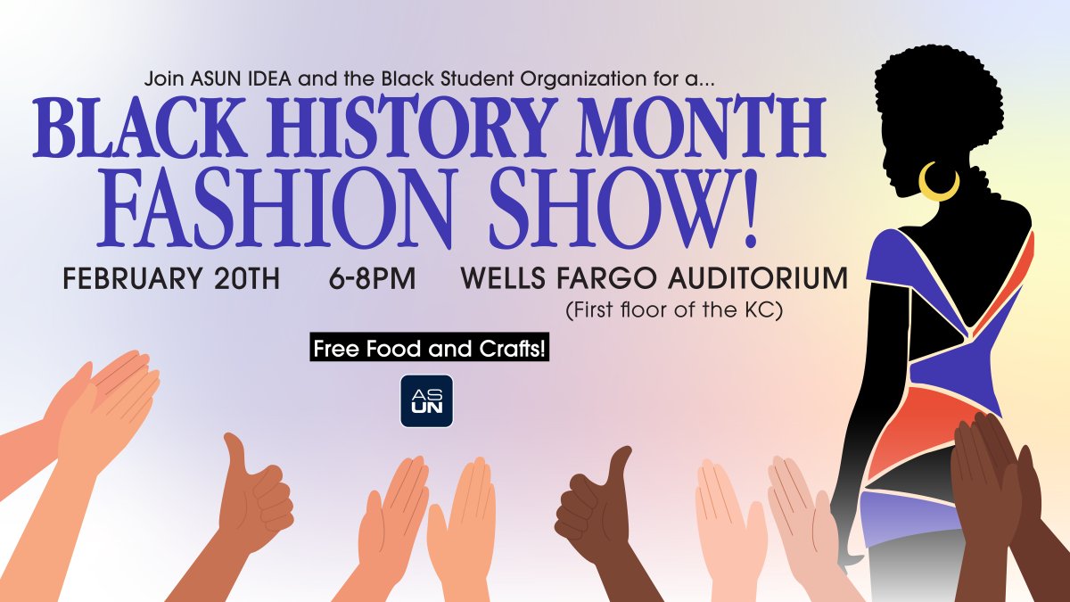Experience Black culture through fashion! ✨ Join us for a stunning showcase of style, culture, and creativity. Design your own voting panel &amp; enjoy free food!