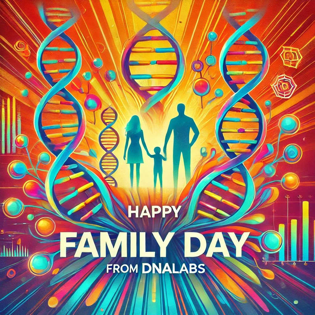 Happy Family Day to our Canadian team, clients, friends, and family!

We are dedicated to helping our customers, professionals, you and your families with integrity and trust at the heart of everything we do.

Join us on your journey- visit dnalabs.ca