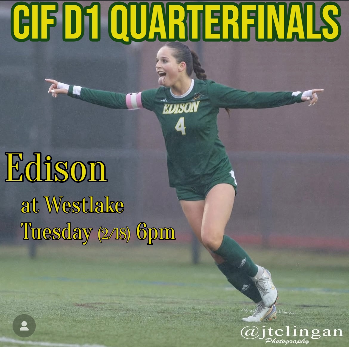 Edison Girls Soccer (@ehs_girlsoccer) on Twitter photo Next Up: CIF D1 Quarterfinals at Westlake! Let's gooooooo! <a href="/MuskmelonE/">Coach Mac</a> <a href="/kaitthulin/">Kaitlin Thulin</a> <a href="/TatumTrout2008/">Tatum Trout</a> <a href="/laurengreen_08/">Lauren</a> <a href="/gabbyjenkins07/">Gabby Jenkins</a> <a href="/Caleyytruong/">Caley</a> Next Up: CIF D1 Quarterfinals at Westlake! Let's gooooooo! <a href="/MuskmelonE/">Coach Mac</a> <a href="/kaitthulin/">Kaitlin Thulin</a> <a href="/TatumTrout2008/">Tatum Trout</a> <a href="/laurengreen_08/">Lauren</a> <a href="/gabbyjenkins07/">Gabby Jenkins</a> <a href="/Caleyytruong/">Caley</a>