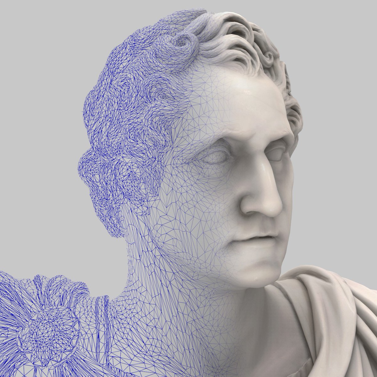 Smithsonian3D's tweet image. This Presidents Day, we’re sharing a collection of #3D presidential portraits from @SmithsonianNPG including 2 Abraham Lincoln life masks and a bust of George Washington as a Roman emperor! Explore their stories online or download them for your own use 3d.si.edu/collections/pr…