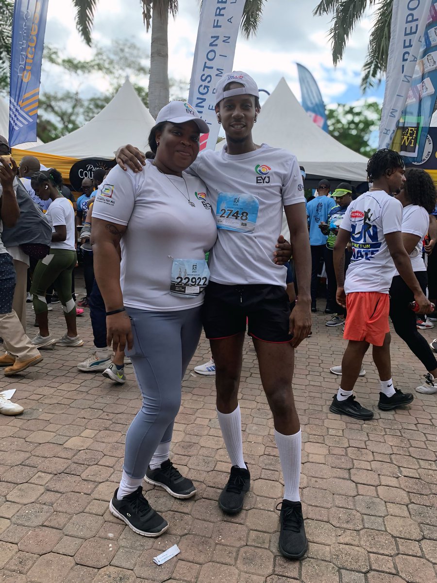 EqualityJa's tweet photo. It’s #EFAFTeamSigmaRun2025 ‼️‼️

The Equality JA team was out in full swing for @SagicorJa Sigma Run 2025! 

Reppin in full @EqualityYouthJA helpline gear, we donated for the cause and we ran for the fun! 🤩 🏃🏿‍♂️ 🏃‍♀️ 🌈

#Visibility #Representation #EqualityForAll #EqualityJA #EFAF #EYJHelpline