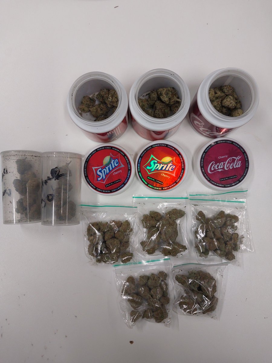 Officers on Pro-active patrol noticed a suspicious vehicle parked in a residential cul-de-sac. A male was searched along with the vehicle and several bags of Cannabis was found. #saferstreets #SayNoToDrugs