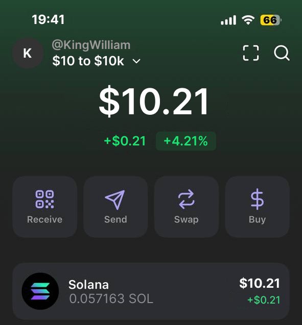 KingWilliamDefi's tweet image. Let&apos;s do it, fam!

$10 to $10,000 starts tomorrow, where you&apos;ll see every move I make.

Don&apos;t have $10? No problem, I’ll give it to you.

To join, you must: like, retweet, and drop a comment. Check your follow!
