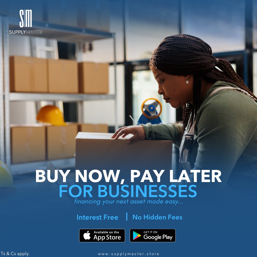 SupplyMaster_'s tweet photo. Shop Now, Pay Later❗️

Keep your business running smoothly with our Buy Now, Pay Later option. 

✅No hidden fees
✅Interest Free

Whether you’re stocking up on equipment, building materials, and tools, we’ve got your back. 

Learn more: https://t.co/Tk8pgVlq3O https://t.co/Sj1wkSgHE0