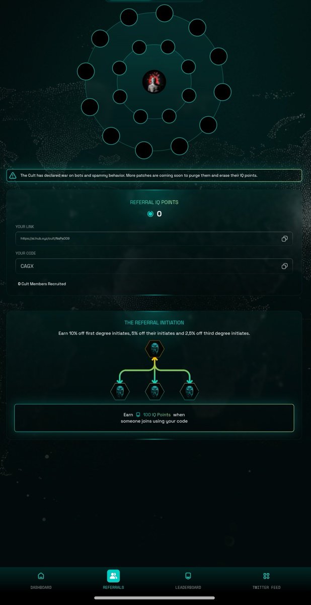 New Ai Agent Airdrop IQ Point Earn  Live 100% Free And very  Early🔥🔥🔥 <a href="/hubdotxyz/">Hub.xyz</a> 
Register :ai.hub.xyz/cult/NaPa009
✅Code : CAGX
✅Connect Twitter And Discord 
✅Tweet Mentioned <a href="/hubdotxyz/">Hub.xyz</a> And Comment Reply Get IQ Point🔥🔥

⚠️ You must reach Level 4  for Eligible