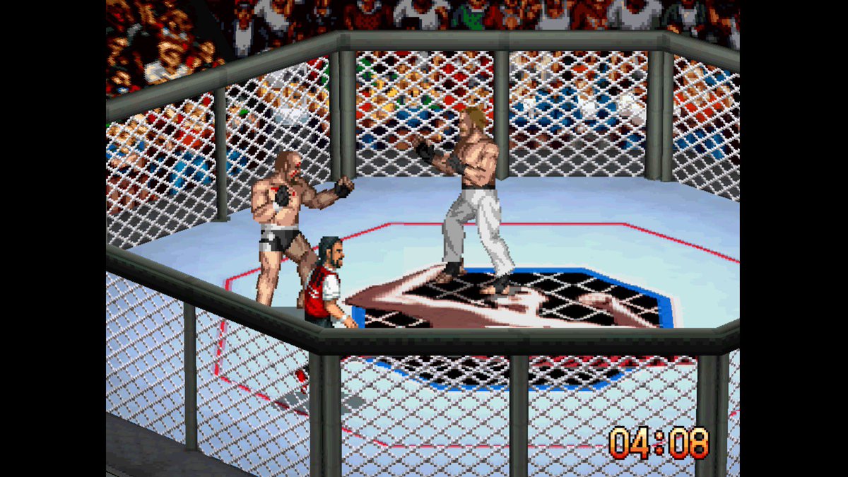 Kogami300's tweet photo. Just testing an upload method . Figured Reupload my late night play session of Fire Pro Wrestling G from last night . #FireProWrestlingG #PSXShare https://t.co/ad2T0R86F3