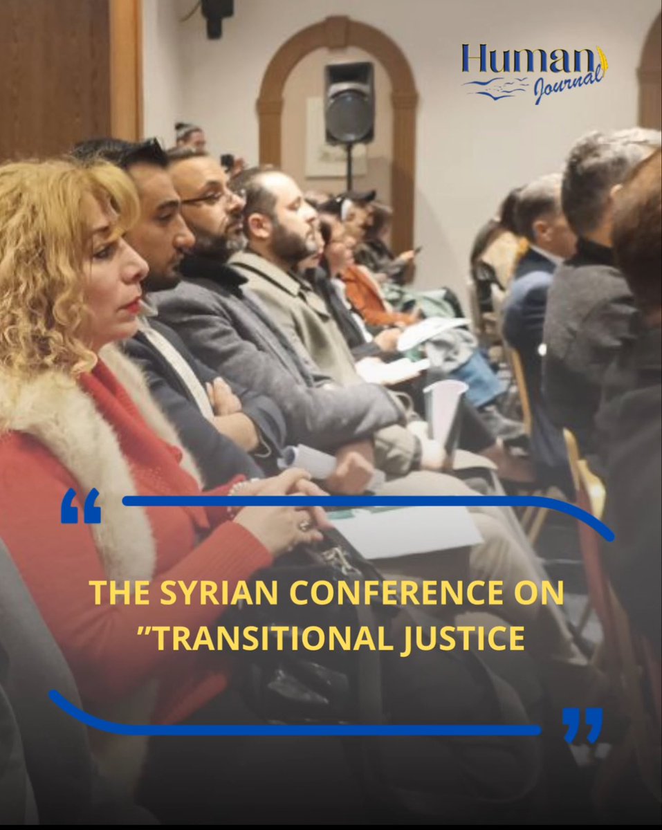 HumannJournal's tweet photo. Human Journal’s special coverage of the Syrian Conference on Transitional Justice!
We are pleased to share with our followers photos from the conference, as we continue our commitment to reporting the truth and supporting justice and human rights.
#Syria #HumanJournal https://t.co/FZGQdNKvH0