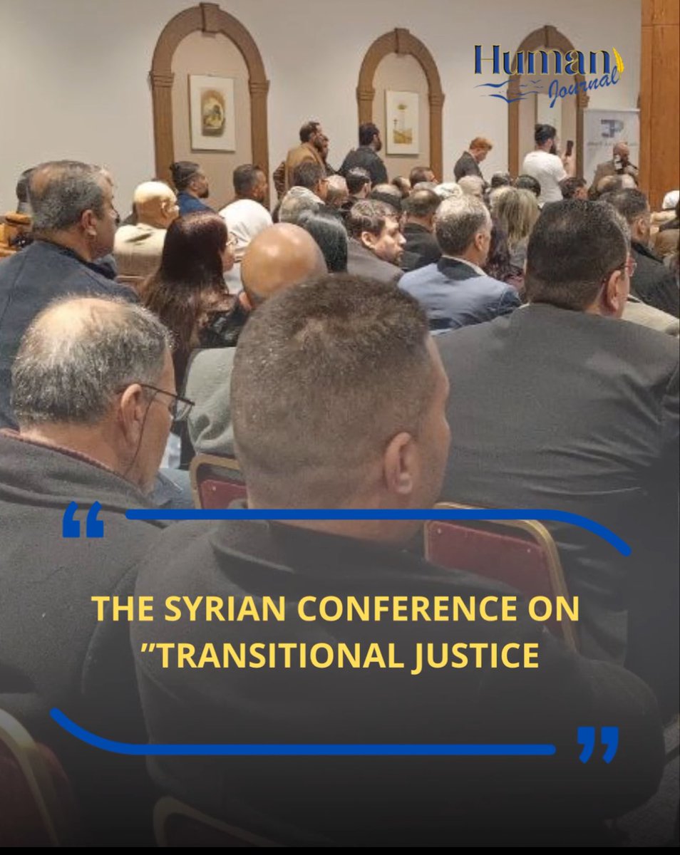 HumannJournal's tweet photo. Human Journal’s special coverage of the Syrian Conference on Transitional Justice!
We are pleased to share with our followers photos from the conference, as we continue our commitment to reporting the truth and supporting justice and human rights.
#Syria #HumanJournal https://t.co/FZGQdNKvH0