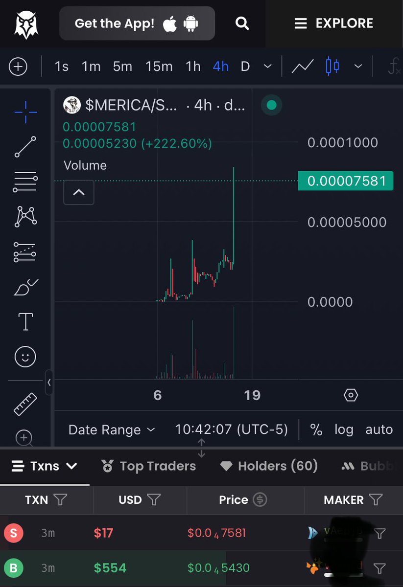 Degen_Merica's tweet photo. @mert There are good projects on Solana still, $MERICA is one of them. Ape in before u miss a golden opportunity! 😎🇺🇸🦅🤝🚀

https://t.co/RRt0hnF4rl https://t.co/MFwYXLXmeA