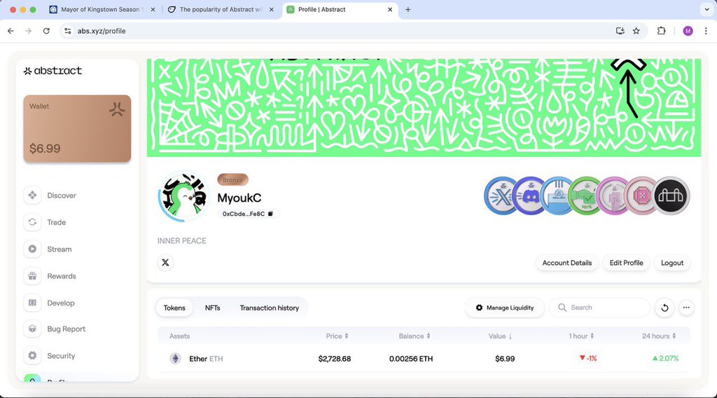 MyoukC's tweet image. Collecting badges @AbstractChain