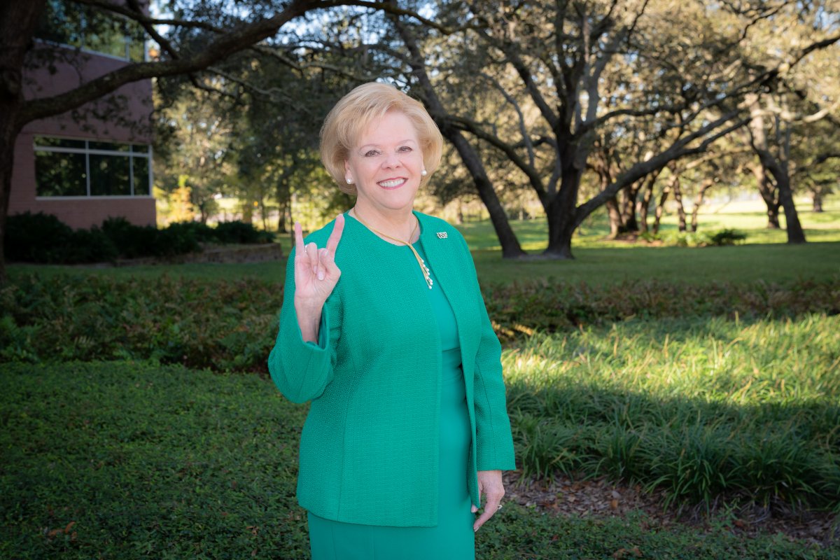 #USF President Rhea Law announces plans to step down after national search to select a successor.

“During my tenure we established bold goals — and thanks to our talented, dedicated team of faculty, staff, administrators and students — we exceeded them, sometimes soaring beyond