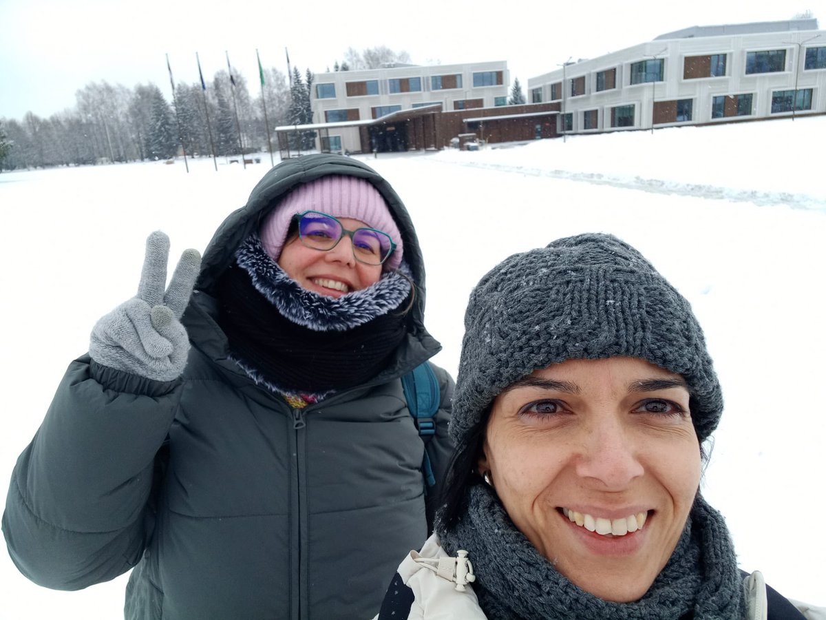 EscolaColors1's tweet photo. Durant aquesta setmana dues mestres de @EscolaColors1 visiten l’escola Torvandia Tartu, Estònia, per observar  metodolgies científiques dins del programa Erasmus+ KA 122, amb el projecte SMILE. It's a great experience!❄️
@SSTTMVO
@EplusCatEdu
@EUErasmusPlus https://t.co/eSyDlKMXcc