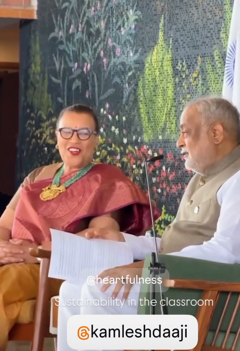 It was such a privilege to be the GoH at <a href="/heartfulness/">Heartfulness</a> international conference on #SustainabilityinClassrooms in the august presence of <a href="/kamleshdaaji/">Daaji - Kamlesh Patel</a> and @PScotlandCSG Secretary General The Commonwealth <a href="/rakesh_chandra/">RC Agrawal</a> ICAR <a href="/DrNiveditaShre1/">Dr. Nivedita Shreyans</a> <a href="/AIUIndia/">Association of Indian Universities (AIU)</a>