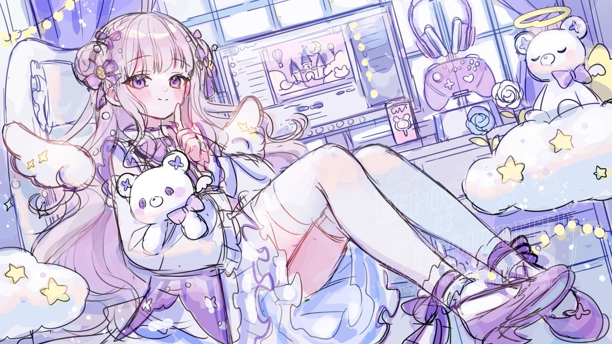 「#skeb  メイキング 」|すざく＠２月１０日発売！『天空の異世界ビストロ店』のイラスト
